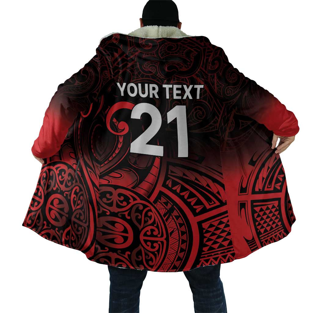 New Zealand Rugby Pacific Custom Cloak Whatumoana Maori Tribal Tattoo - Aussie Hoodie