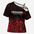 New Zealand Rugby Pacific Custom Cross Shoulder Shirt Whatumoana Maori Tribal Tattoo - Aussie Hoodie