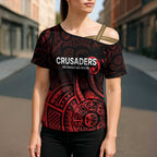 New Zealand Rugby Pacific Custom Cross Shoulder Shirt Whatumoana Maori Tribal Tattoo - Aussie Hoodie