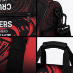 New Zealand Maori Rugby Pacific Custom Duffle Bag Whatumoana Maori Tribal Tattoo