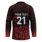 New Zealand Rugby Pacific Custom Hockey Jersey Whatumoana Maori Tribal Tattoo - Aussie Hoodie