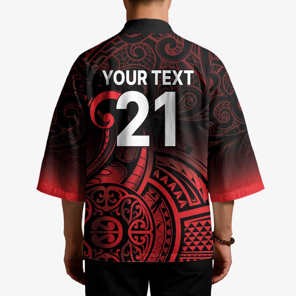 New Zealand Rugby Pacific Custom Kimono Whatumoana Maori Tribal Tattoo - Aussie Hoodie