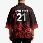 New Zealand Rugby Pacific Custom Kimono Whatumoana Maori Tribal Tattoo - Aussie Hoodie
