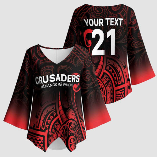 New Zealand Rugby Pacific Custom Kimono Sleeve Blouse Whatumoana Maori Tribal Tattoo - Aussie Hoodie