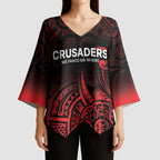 New Zealand Rugby Pacific Custom Kimono Sleeve Blouse Whatumoana Maori Tribal Tattoo - Aussie Hoodie