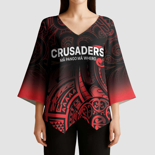 New Zealand Rugby Pacific Custom Kimono Sleeve Blouse Whatumoana Maori Tribal Tattoo - Aussie Hoodie