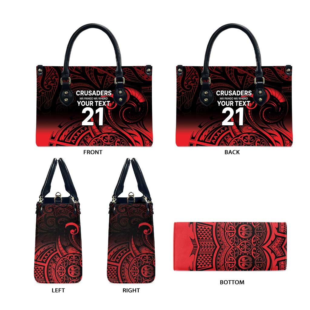 New Zealand Rugby Pacific Custom Leather Bag Whatumoana Maori Tribal Tattoo - Aussie Hoodie