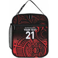 New Zealand Maori Rugby Pacific Custom Lunch Bag Whatumoana Maori Tribal Tattoo