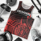 New Zealand Rugby Pacific Custom Men Tank Top Whatumoana Maori Tribal Tattoo