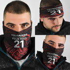 New Zealand Rugby Pacific Custom Neck Gaiter Whatumoana Maori Tribal Tattoo - Aussie Hoodie