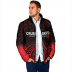 New Zealand Rugby Pacific Custom Padded Jacket Whatumoana Maori Tribal Tattoo - Aussie Hoodie