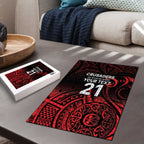 New Zealand Rugby Pacific Custom Puzzle Whatumoana Maori Tribal Tattoo - Aussie Hoodie