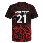 New Zealand Rugby Pacific Custom Rugby Jersey Whatumoana Maori Tribal Tattoo
