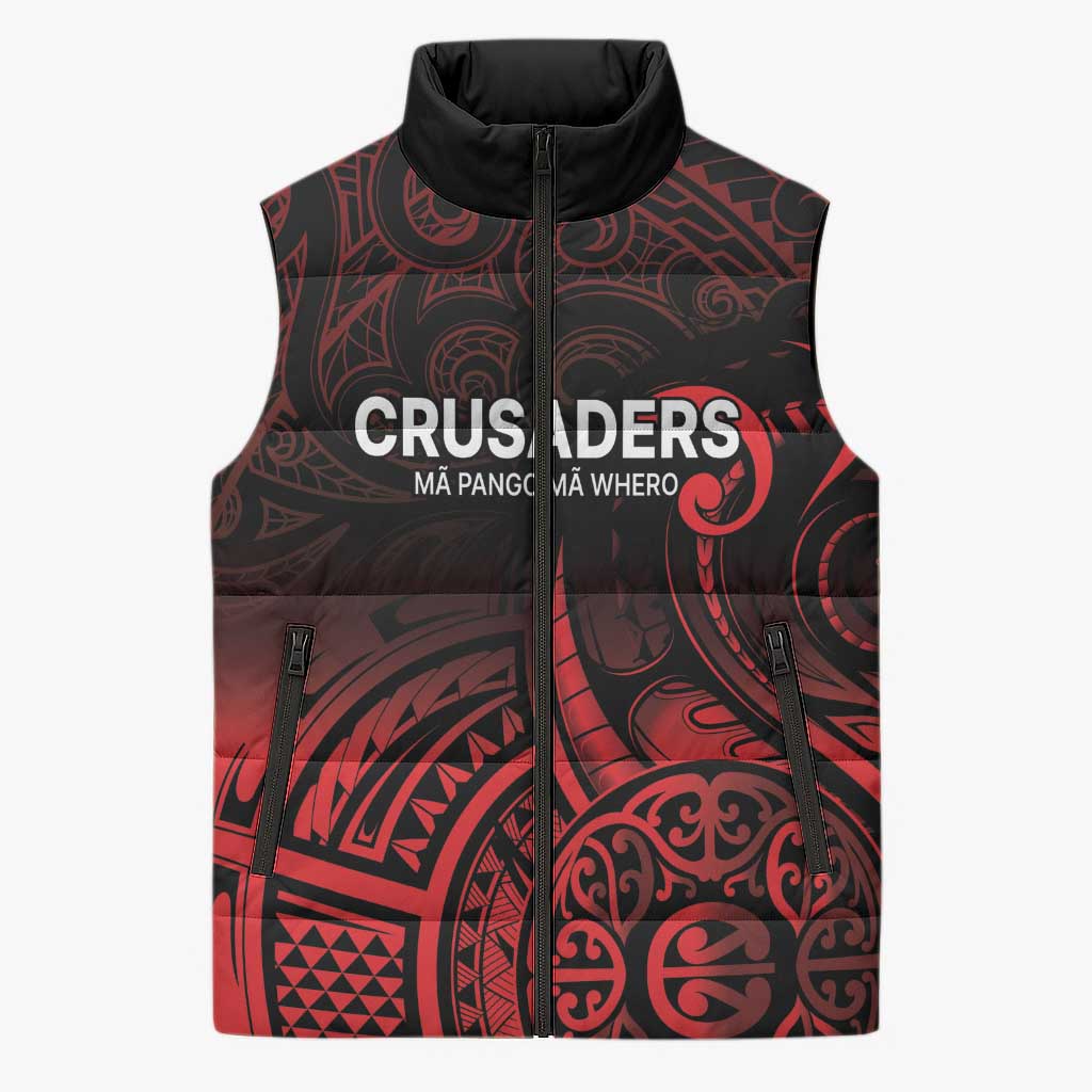 New Zealand Rugby Pacific Custom Sleeveless Puffer Jacket Whatumoana Maori Tribal Tattoo - Aussie Hoodie