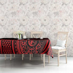 New Zealand Rugby Pacific Custom Tablecloth Whatumoana Maori Tribal Tattoo