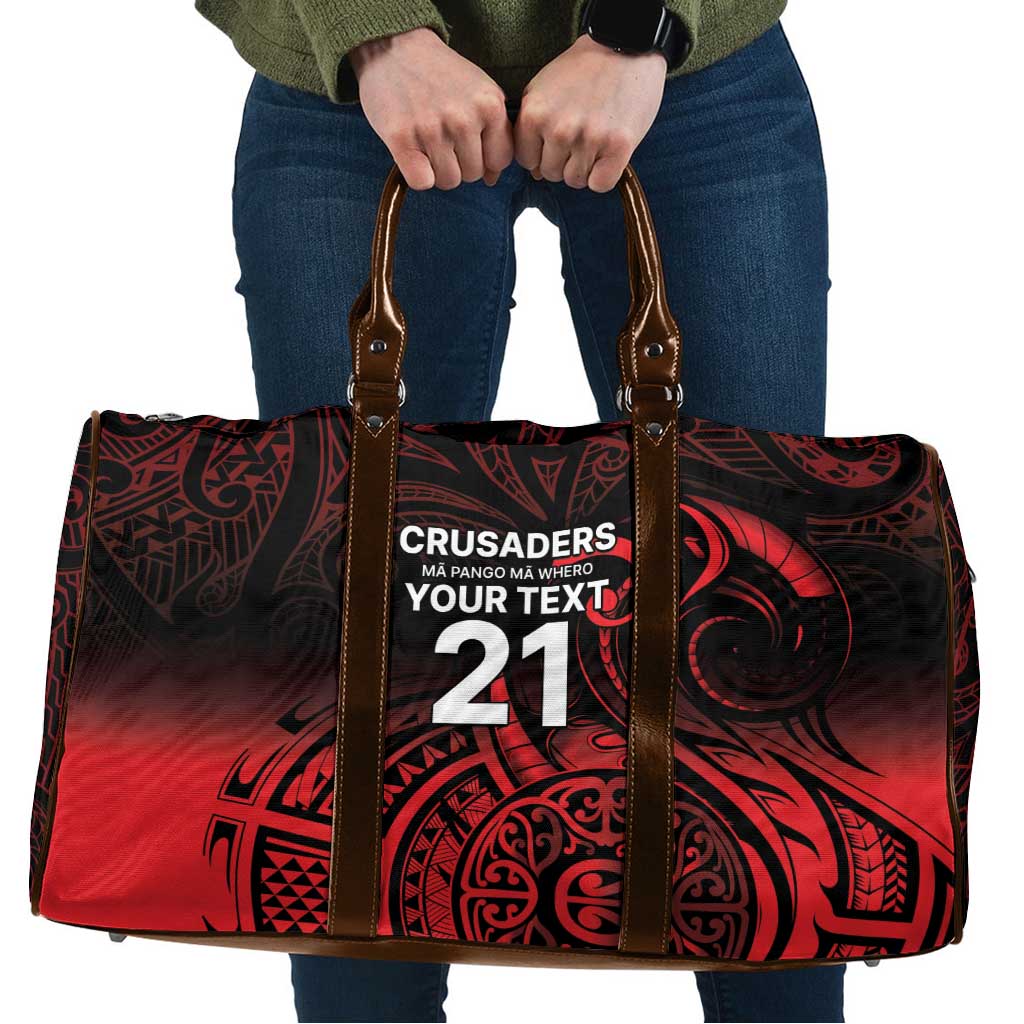 New Zealand Rugby Pacific Custom Travel Bag Whatumoana Maori Tribal Tattoo - Aussie Hoodie