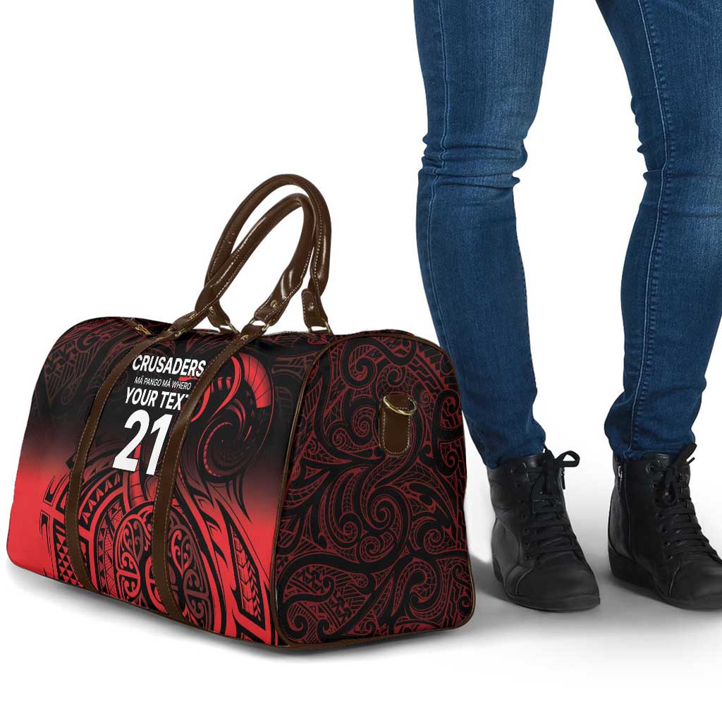 New Zealand Rugby Pacific Custom Travel Bag Whatumoana Maori Tribal Tattoo - Aussie Hoodie