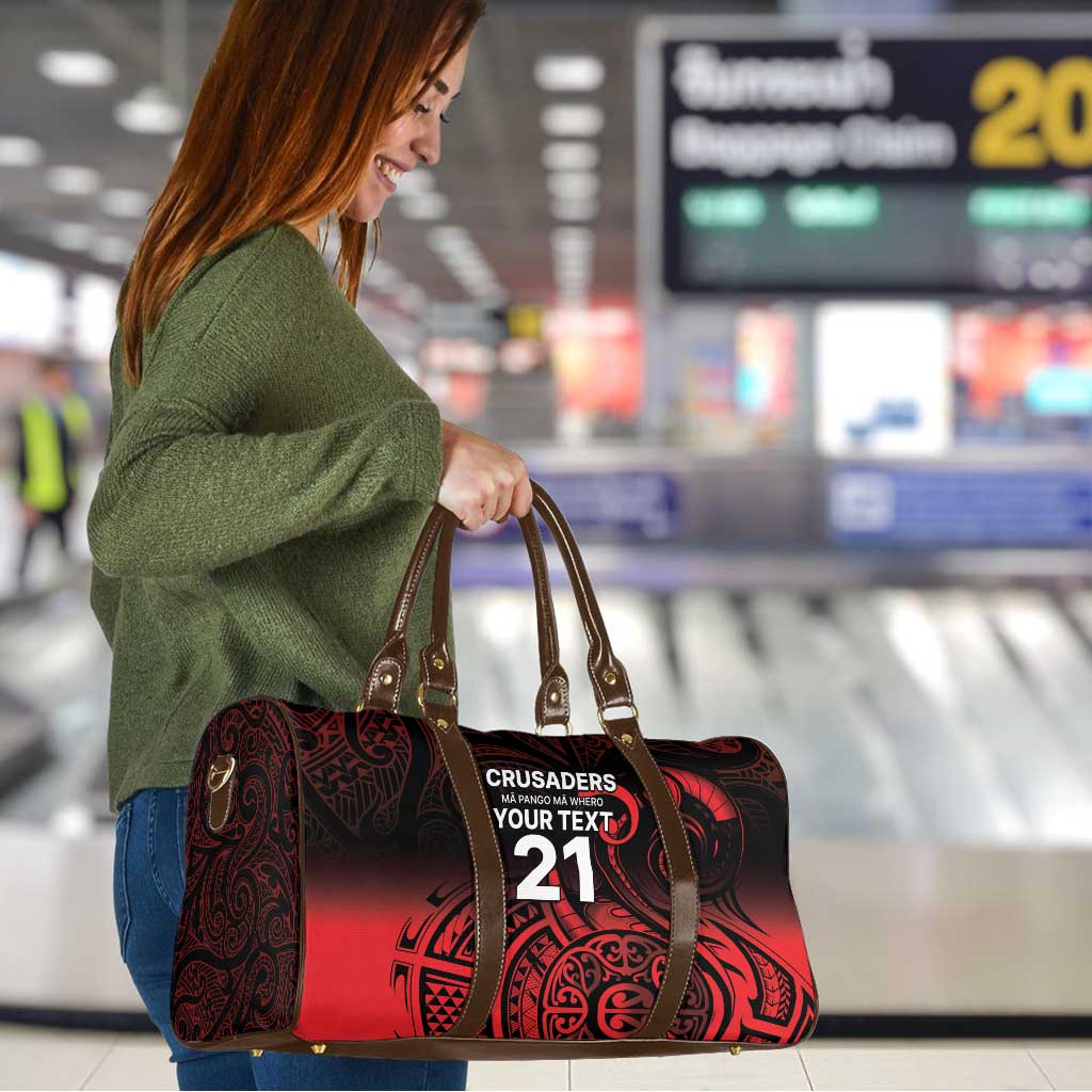 New Zealand Rugby Pacific Custom Travel Bag Whatumoana Maori Tribal Tattoo - Aussie Hoodie