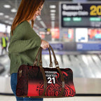 New Zealand Rugby Pacific Custom Travel Bag Whatumoana Maori Tribal Tattoo - Aussie Hoodie