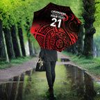 New Zealand Rugby Pacific Custom Umbrella Whatumoana Maori Tribal Tattoo - Aussie Hoodie