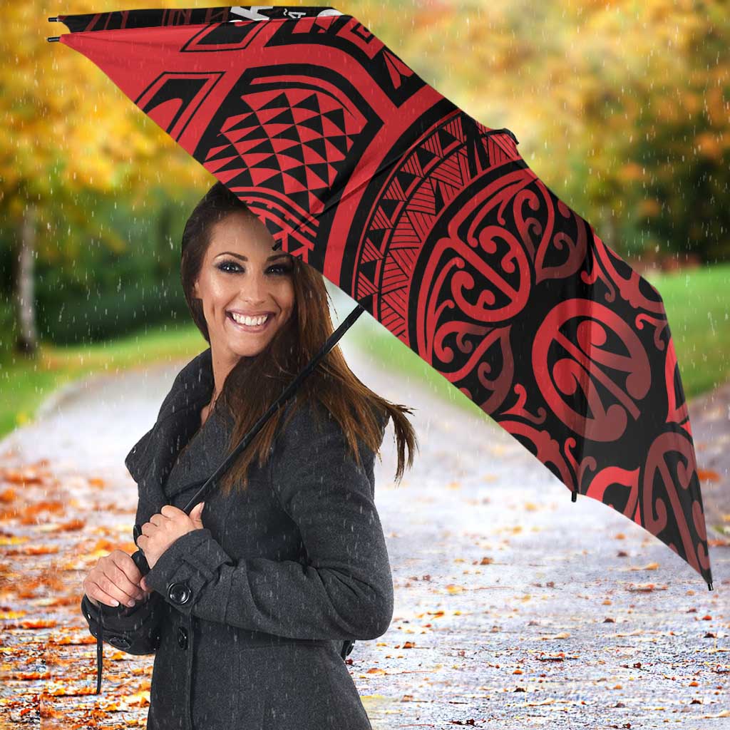 New Zealand Rugby Pacific Custom Umbrella Whatumoana Maori Tribal Tattoo - Aussie Hoodie