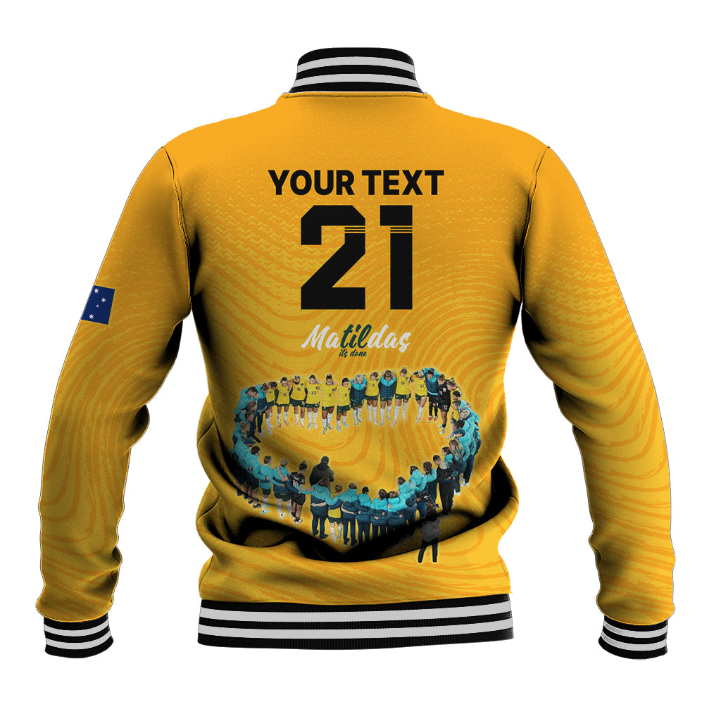 matildas-til-its-done-custom-baseball-jacket-australia-womens-soccer-gold-style