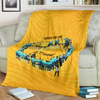 matildas-til-its-done-custom-blanket-australia-womens-soccer-gold-style
