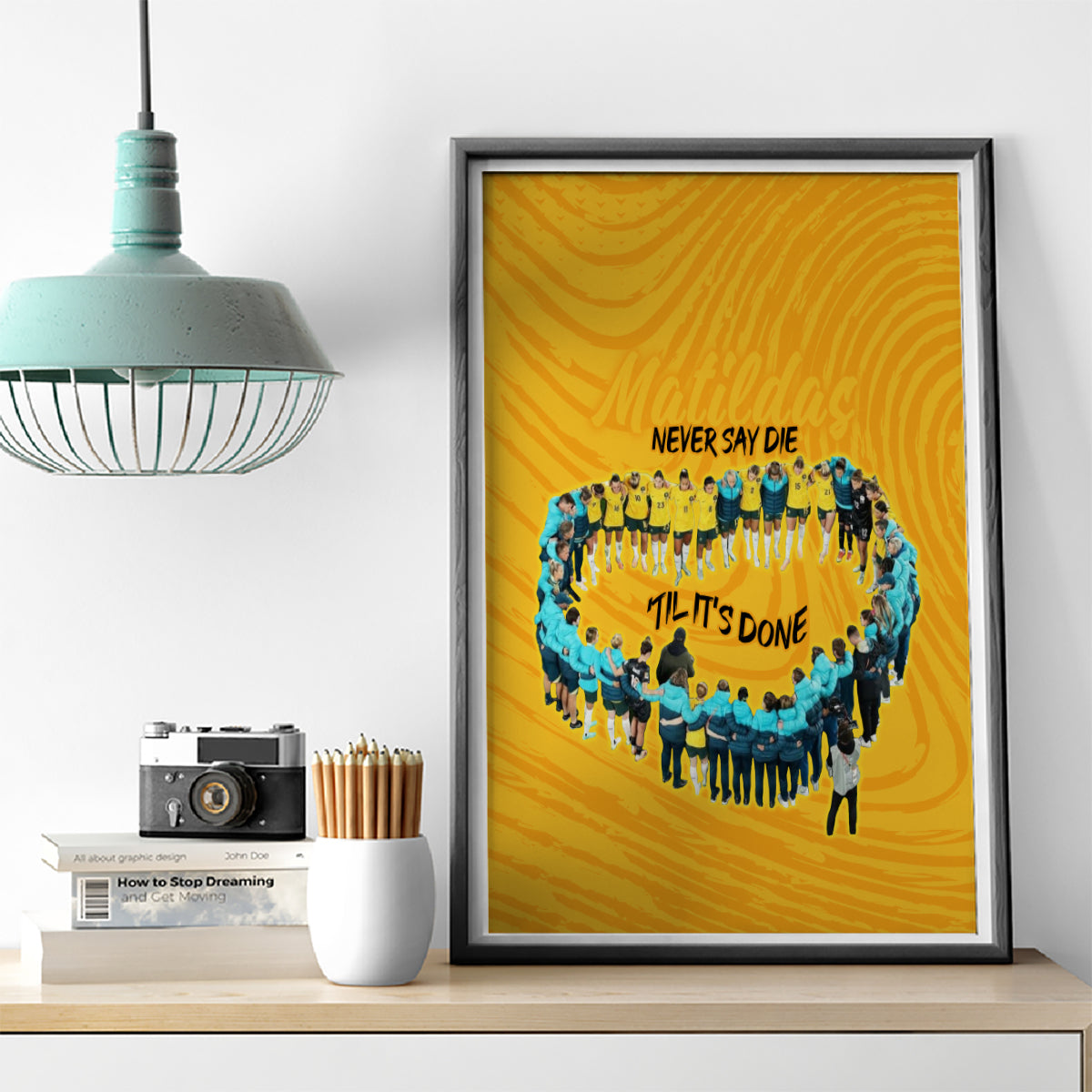 matildas-til-its-done-custom-canvas-wall-art-australia-womens-soccer-gold-style
