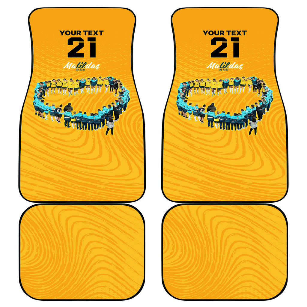 matildas-til-its-done-custom-car-mats-australia-womens-soccer-gold-style