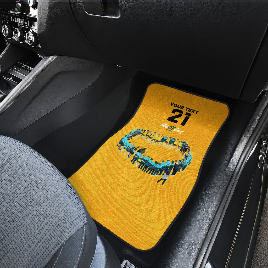 matildas-til-its-done-custom-car-mats-australia-womens-soccer-gold-style