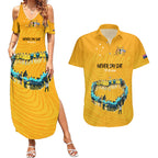 matildas-til-its-done-custom-couples-matching-summer-maxi-dress-and-hawaiian-shirt-australia-womens-soccer-gold-style