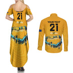 matildas-til-its-done-custom-couples-matching-summer-maxi-dress-and-long-sleeve-button-shirt-australia-womens-soccer-gold-style