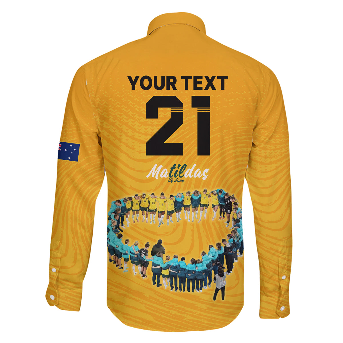 matildas-til-its-done-custom-family-matching-puletasi-dress-and-hawaiian-shirt-australia-womens-soccer-gold-style