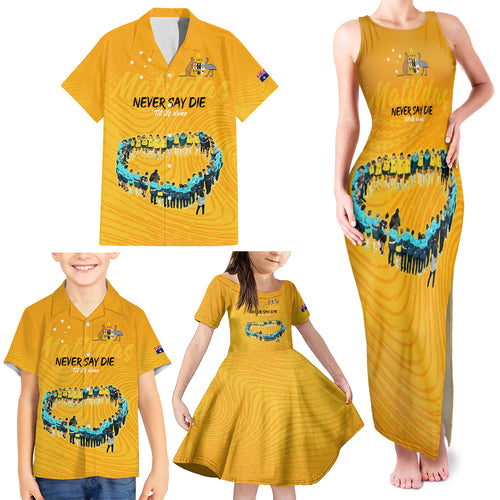 matildas-til-its-done-custom-family-matching-tank-maxi-dress-and-hawaiian-shirt-australia-womens-soccer-gold-style