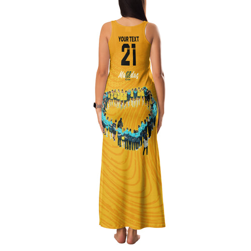 matildas-til-its-done-custom-family-matching-tank-maxi-dress-and-hawaiian-shirt-australia-womens-soccer-gold-style