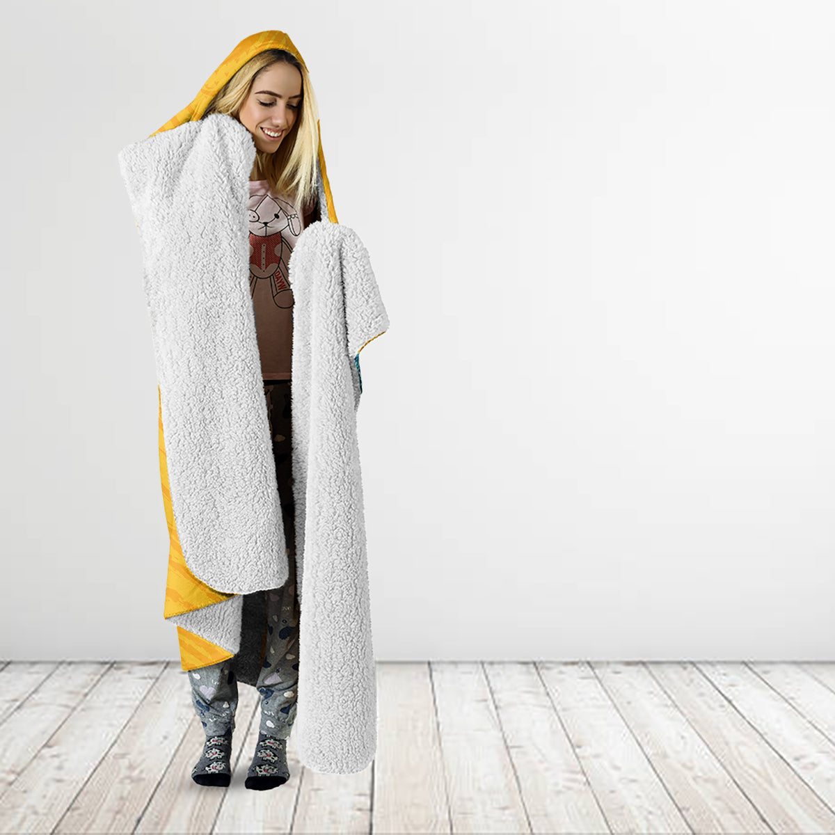 matildas-til-its-done-custom-hooded-blanket-australia-womens-soccer-gold-style