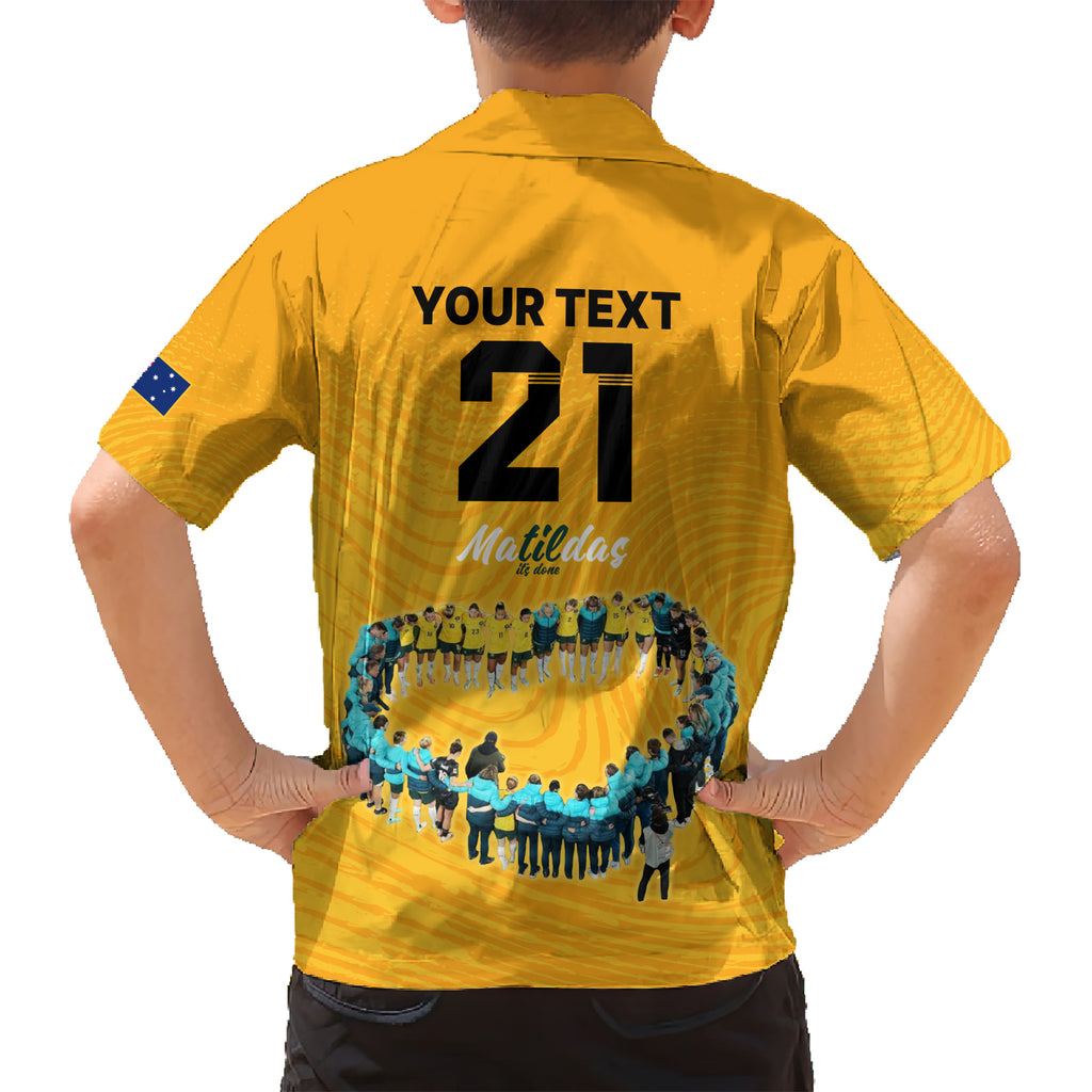 matildas-til-its-done-custom-kid-hawaiian-shirt-australia-womens-soccer-gold-style