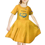 matildas-til-its-done-custom-kid-short-sleeve-dress-australia-womens-soccer-gold-style