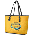matildas-til-its-done-custom-leather-tote-bag-australia-womens-soccer-gold-style