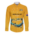matildas-til-its-done-custom-long-sleeve-button-shirt-australia-womens-soccer-gold-style