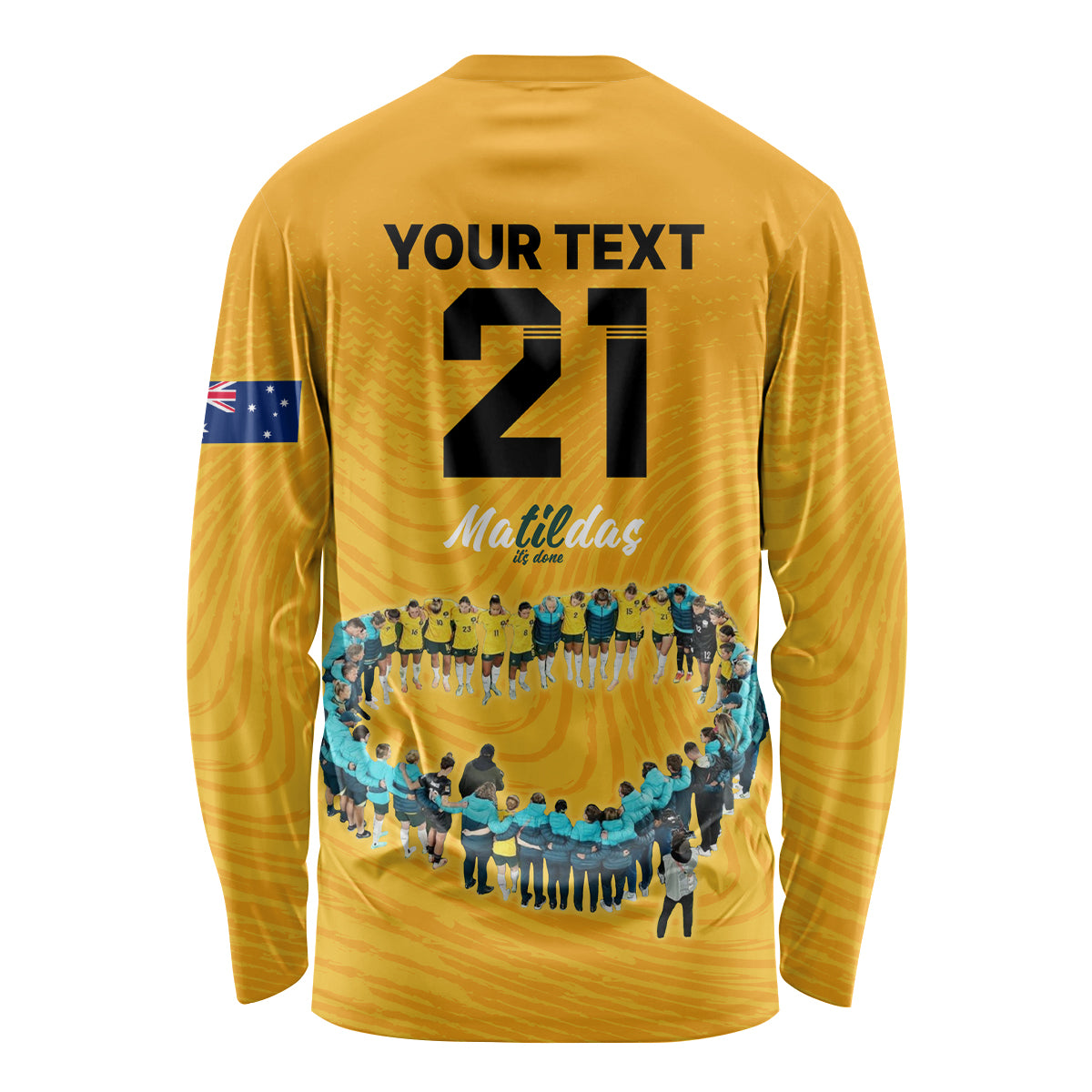 matildas-til-its-done-custom-long-sleeve-shirt-australia-womens-soccer-gold-style
