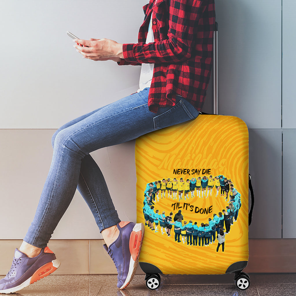matildas-til-its-done-custom-luggage-cover-australia-womens-soccer-gold-style