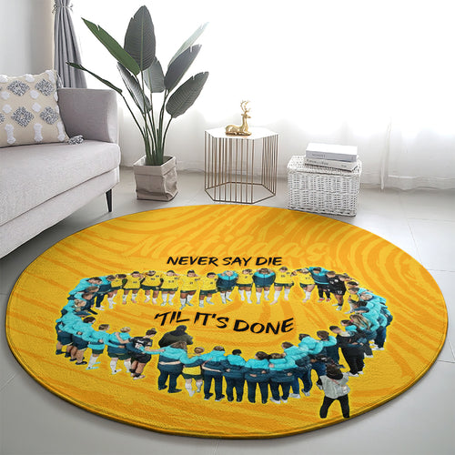 matildas-til-its-done-custom-round-carpet-australia-womens-soccer-gold-style