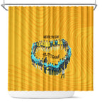 matildas-til-its-done-custom-shower-curtain-australia-womens-soccer-gold-style