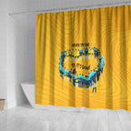 matildas-til-its-done-custom-shower-curtain-australia-womens-soccer-gold-style