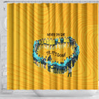 matildas-til-its-done-custom-shower-curtain-australia-womens-soccer-gold-style