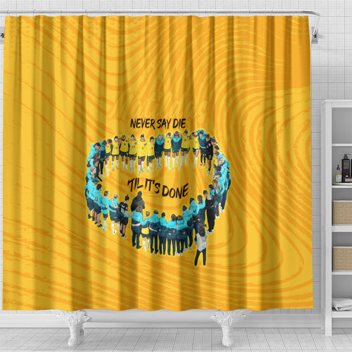 matildas-til-its-done-custom-shower-curtain-australia-womens-soccer-gold-style