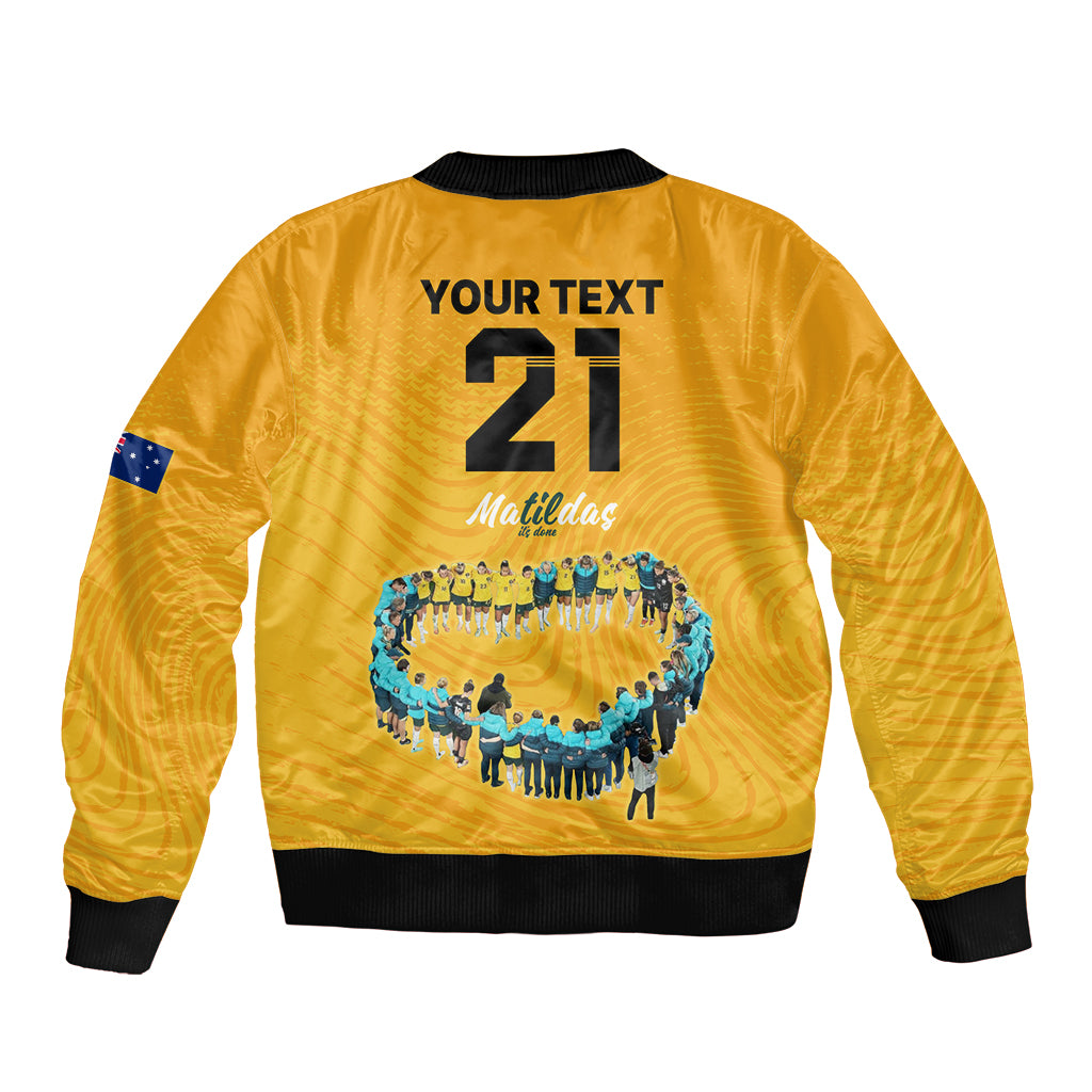 matildas-til-its-done-custom-sleeve-zip-bomber-jacket-australia-womens-soccer-gold-style
