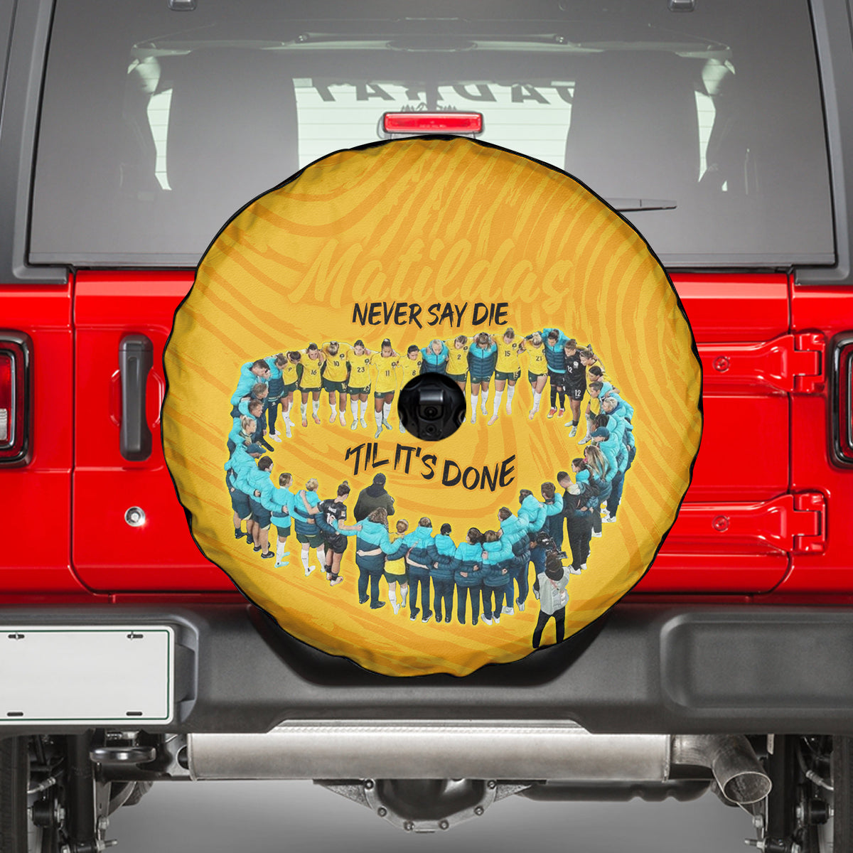 matildas-til-its-done-custom-spare-tire-cover-australia-womens-soccer-gold-style
