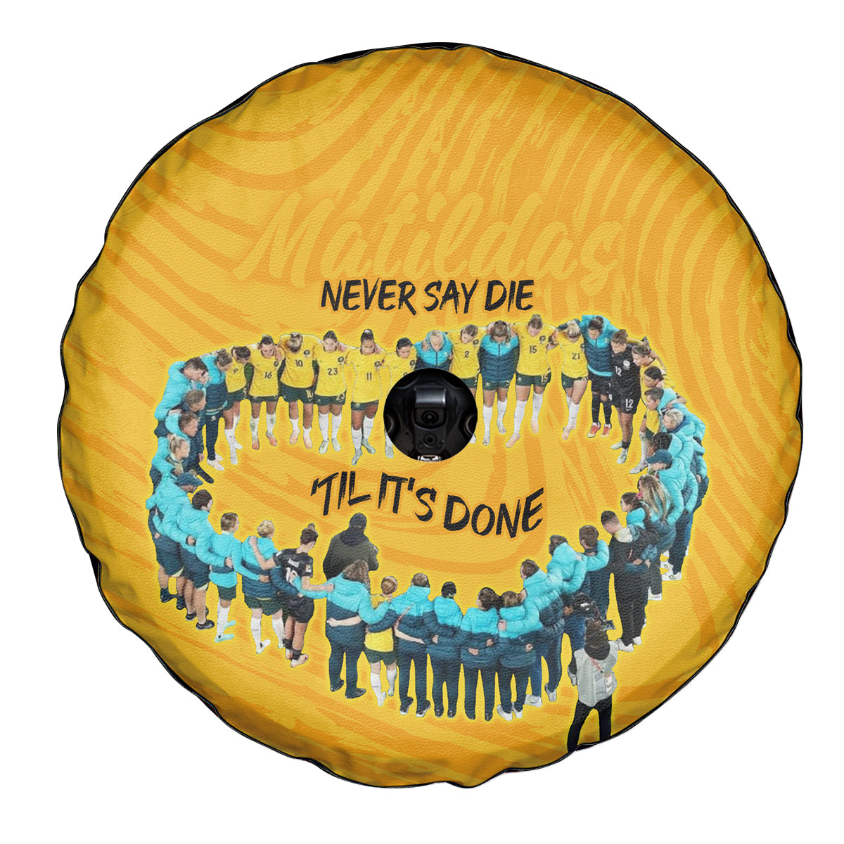 matildas-til-its-done-custom-spare-tire-cover-australia-womens-soccer-gold-style